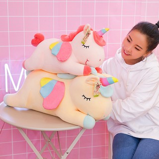 Gấu bông Unicorn Kỳ Lân dễ thương hàng Quảng Châu