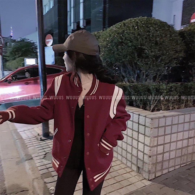 Áo Khoác | Áo Khoác Boomber Đỏ Siêu Đẹp Siêu Tôn Da | BigBuy360 - bigbuy360.vn