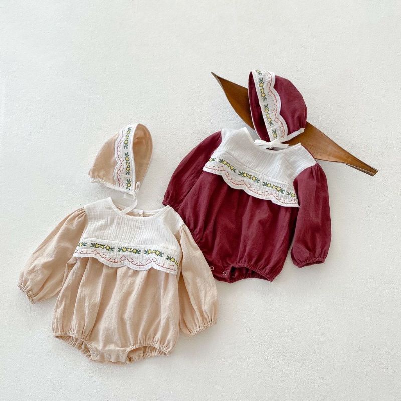 Body nhung đỏ cho bé