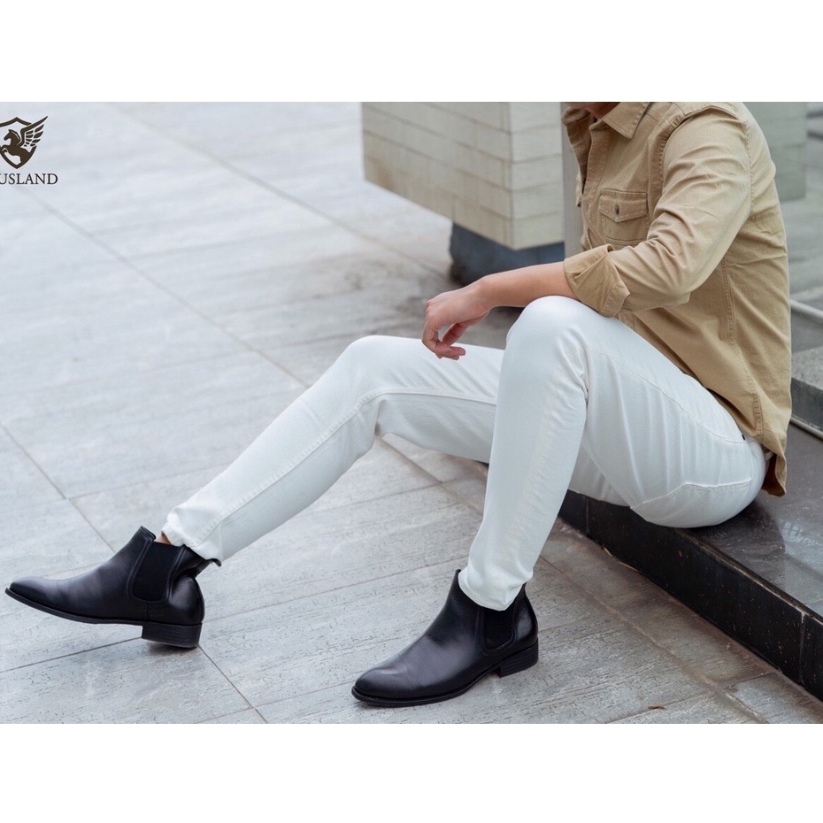 Quần jean nam chất bò cao cấp co dãn 4 chiều cực đẹp JEAN trơn from dáng skinny đẹp CAROLLSTORE Q09