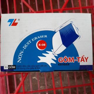 Gôm tẩy Thiên Long E-08