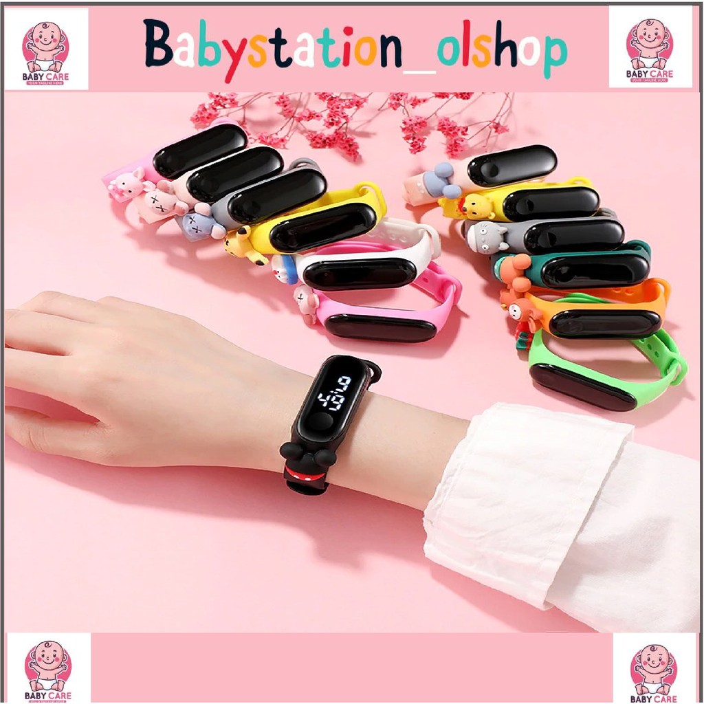 Đồng Hồ Đeo Tay Em Bé Babysta3X101 - Có Đèn Led / Chống Thấm Nước / Họa Tiết Hoạt Hình Dễ Thương | BigBuy360 - bigbuy360.vn