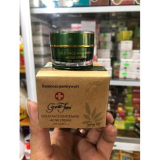 Kem trắng da và ngăn ngừa mụn GOLDFACE nghệ rau má và vỏ thông 18g