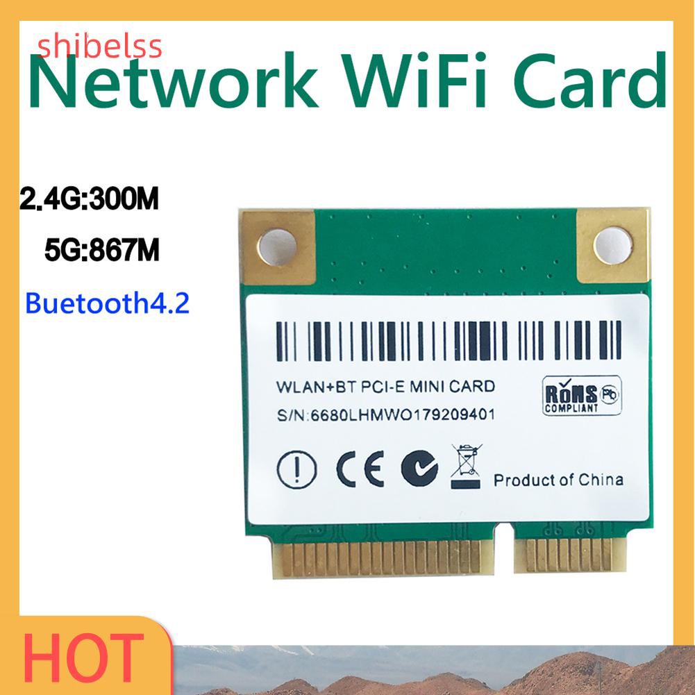 Thẻ Mạng Không Dây Shibelsss 1200mbps Bluetooth 4.2 2.4ghz / 5ghz