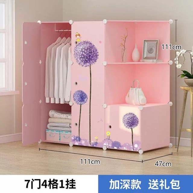 [HOT TREND] TỦ NHỰA LẮP GHÉP 9 Ô GỒM 2 KỆ GÓC ĐỂ ĐỒ. Tặng 1 treo quần áo sâu 47cm. Inbox chọn mẫu