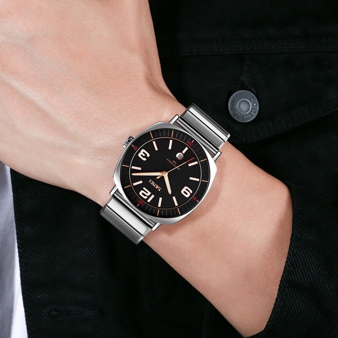 Đồng Hồ Quartz Chống Thấm Nước SKMEI 9280 Với Dây Đeo Thép Không Gỉ