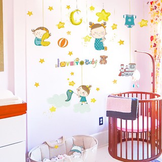 decal dán tường good night