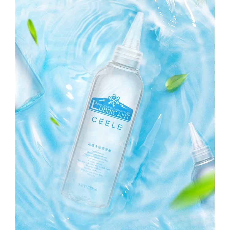 Gel bôi trơn Ceele Massage Body Lubricant mát lạnh trơn mướt chai to 200ml