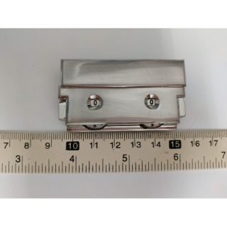 Khoá 2 số mạ màu bạc nhám-ka110