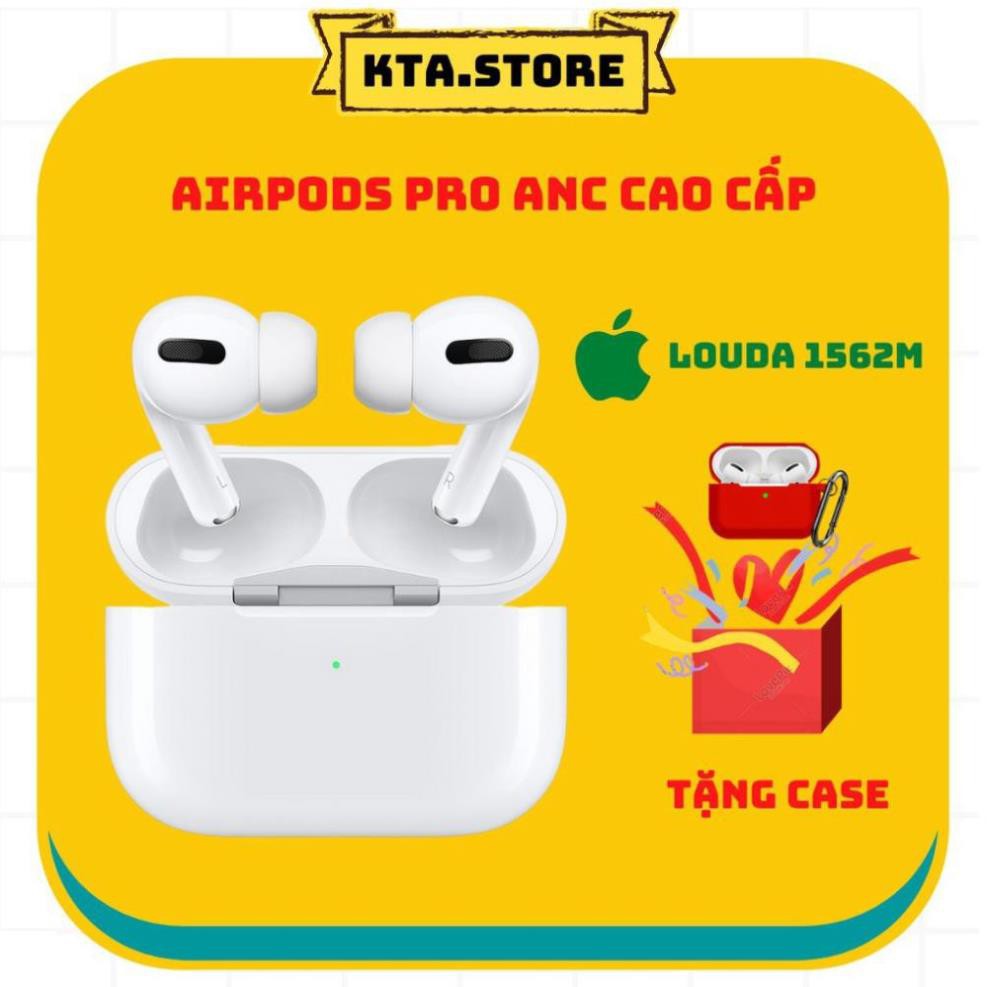 AIRPOD PRO ANC - Chip Louda 1562A - Chống Ồn ANC 35db - Xuyên Âm - Cảm Biến Lực - Full Options