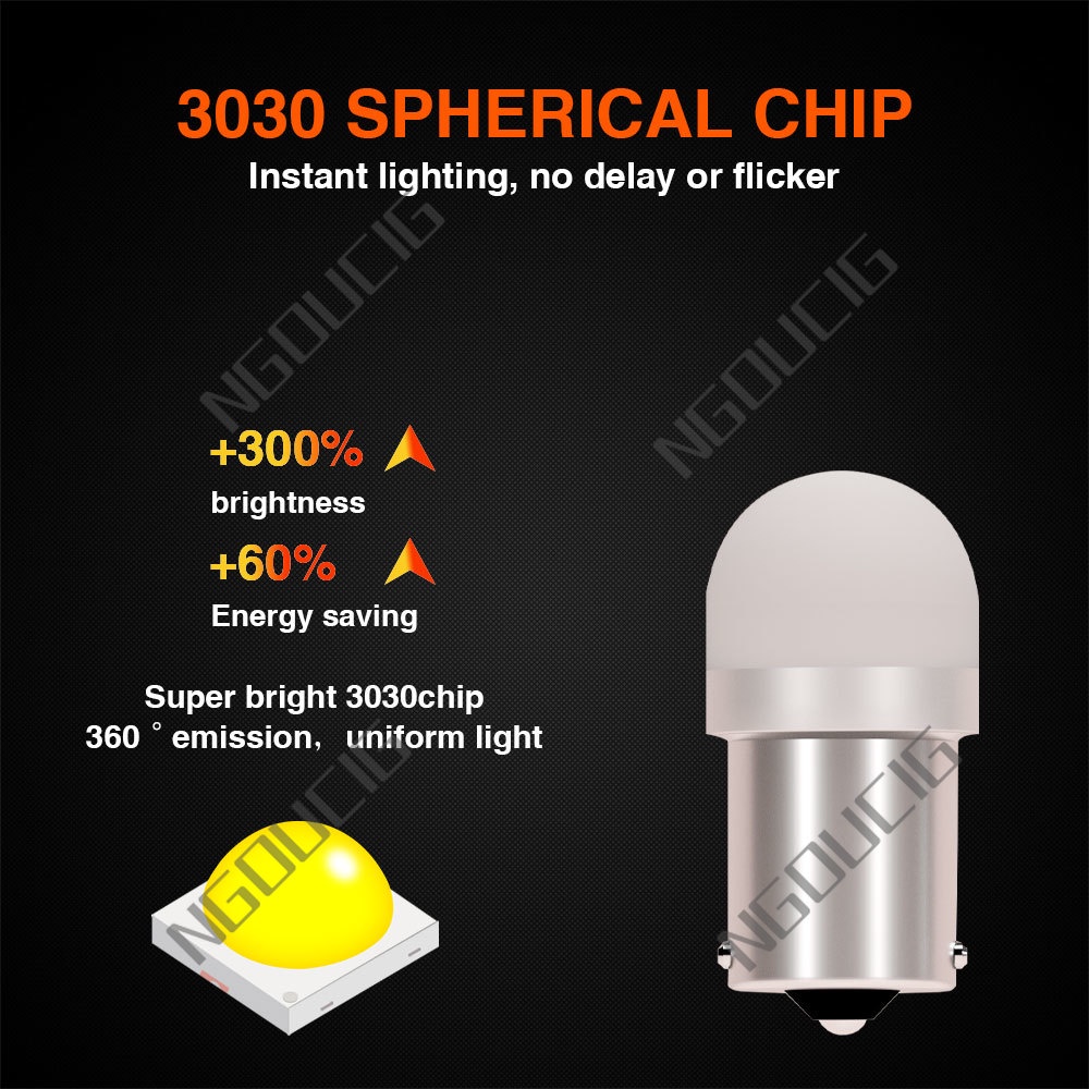 Bóng Đèn Led Tín Hiệu 1156 7440 BAU15S P21W W21W T20 7443 BAY15D P21 5W W21 5W Chuyên Dụng Cho Xe Hơi