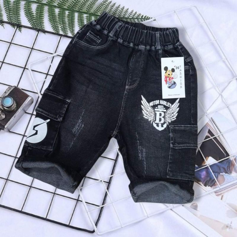 Quần Ngố Túi Hộp Bé Trai Size 18_25kg