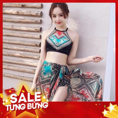 Bikini đi biển kèm khăn siêu hót - Siêu HOT