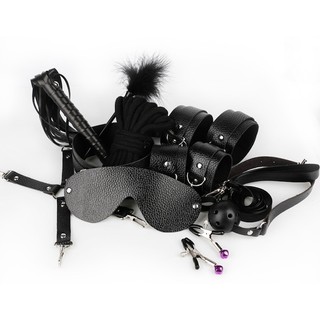 DIRTY DREAMS Set dụng cụ combo 10 món, chất liệu da cực bền có lót nhung êm bên trong