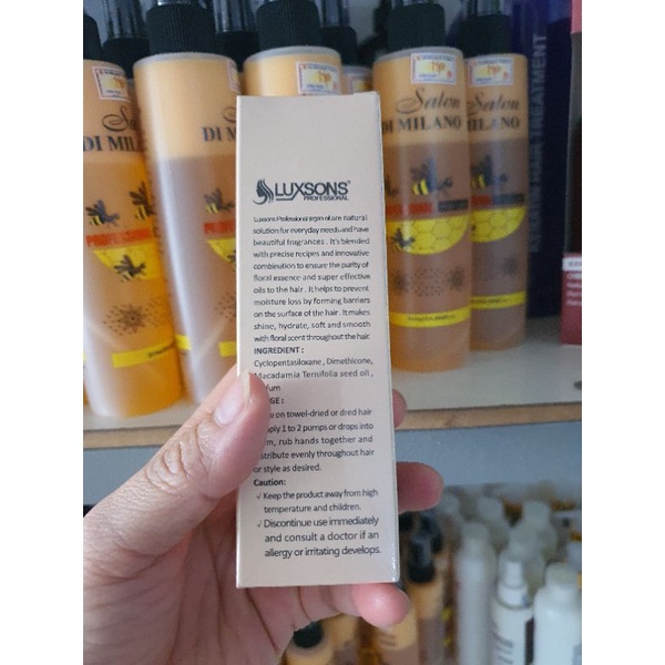 TINH DẦU DƯỠNG TÓC ARGAN OIL LUXSONS 65ML | BigBuy360 - bigbuy360.vn