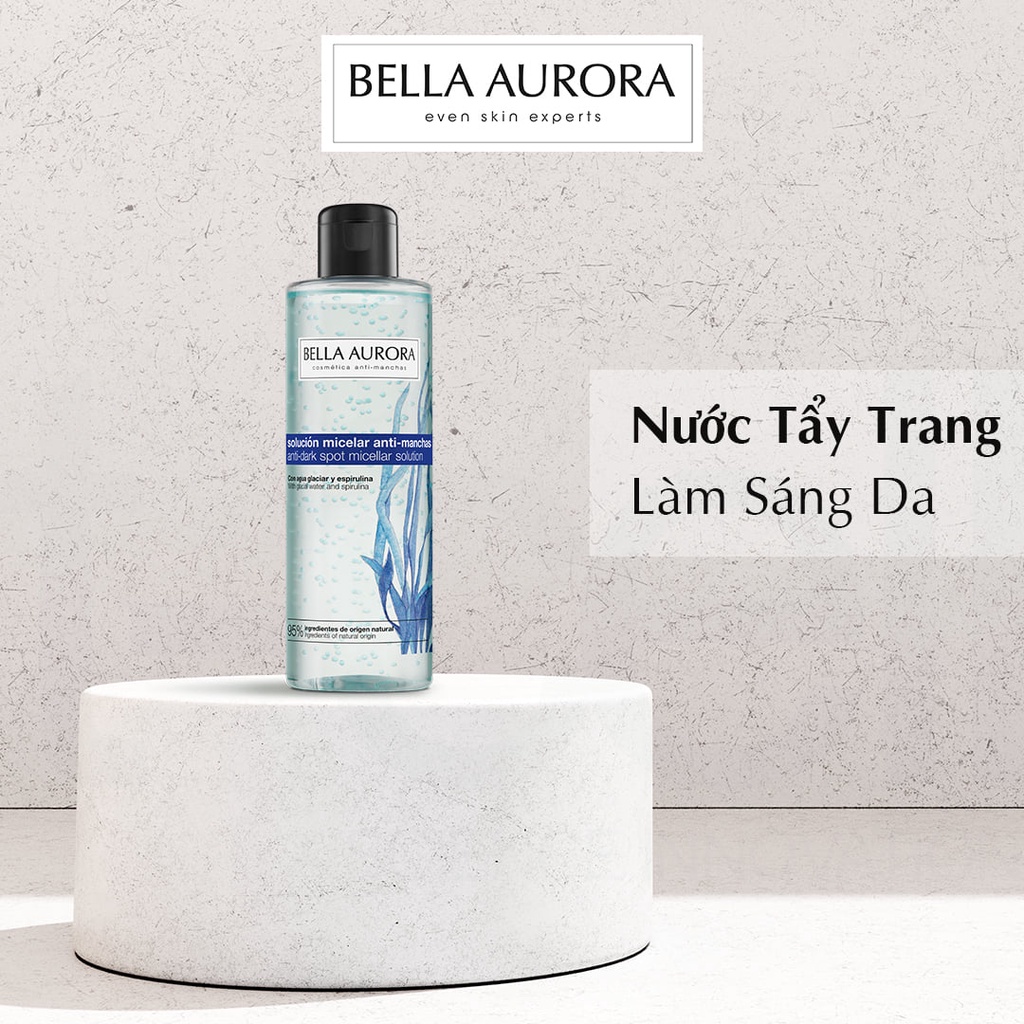 Nước Tẩy Trang Làm Sáng Da Bella Aurora Micellar Solution For Dark Spots (200ml)