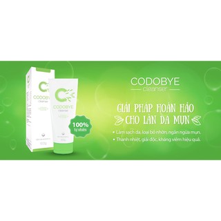 CODOBYE CLEANSER - Sữa rửa mặt ngừa mụn 100g