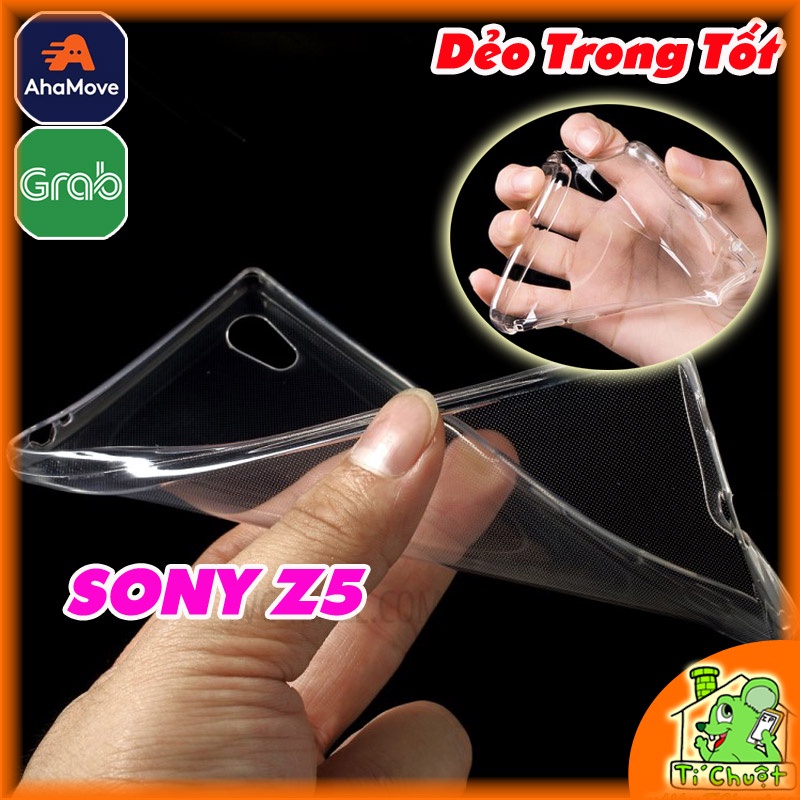 [Ảnh Thật] Ốp lưng SONY Z5/ Z5 Dual Silicon Dẻo Trong Suốt