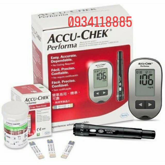 Máy đo đường huyết Accu chek performa chính hãng ( uy tín .chất lượng)