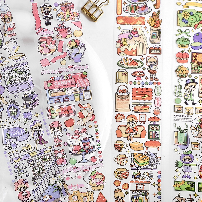 Mhamm 1 Tấm Băng Keo Mặt Nạ Hoạt Hình Ngọt Ngào