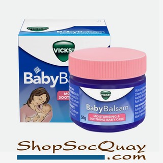Dầu giữ ấm Vicks Baby Balsam Úc