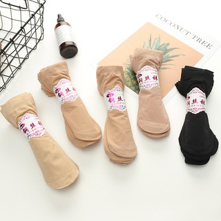 Combo 10 đôi Tất lụa nữ cao cổ, Vớ lụa nữ co giãn chống trượt