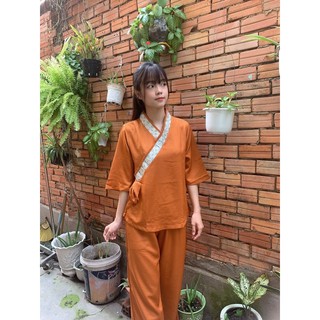 ĐỒ LAM ĐI CHÙA # XÉO NƠ LỤA CAO CẤP