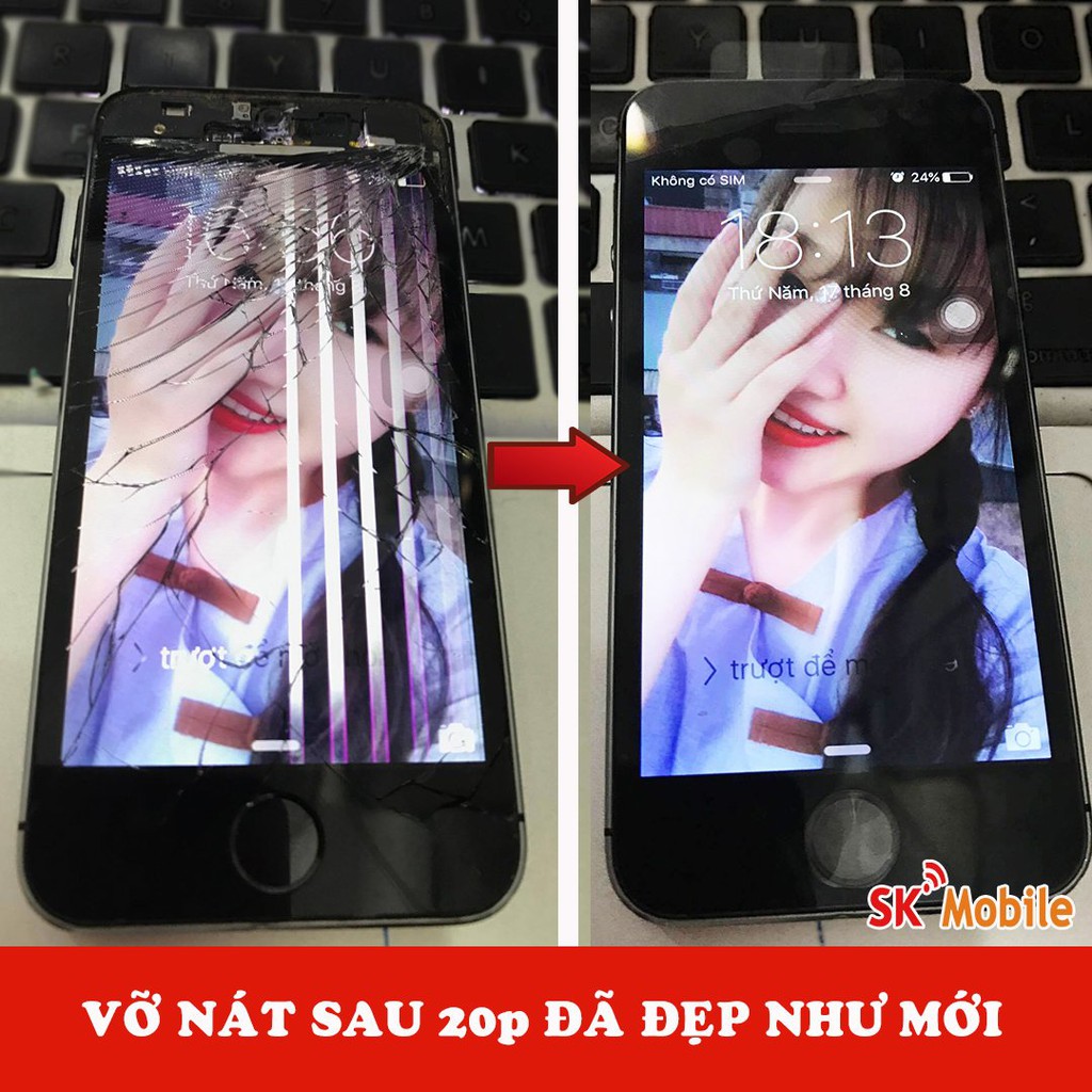 Màn Hình iPhone 5s Zin Tháo Máy/Linh Kiện