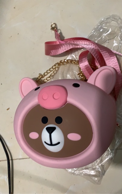 Túi gấu khủng long xanh silicon | BigBuy360 - bigbuy360.vn