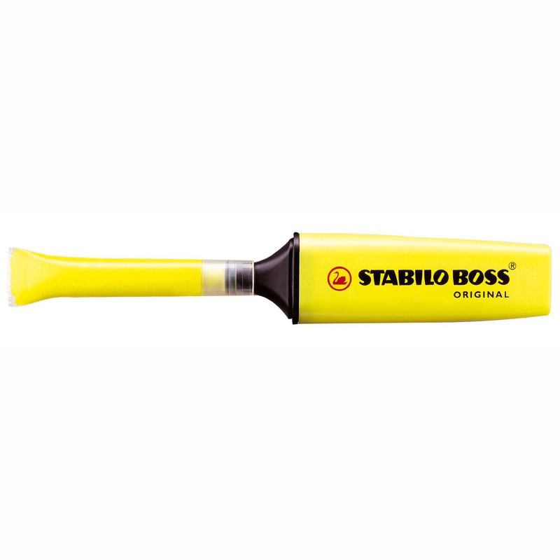 Bộ 2 Bút dạ quang STABILO BOSS + 2 Ruột châm mực (HL7007-CR)