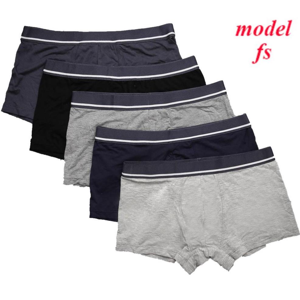Quần lót Boxer nam cotton 2 chiều cao cấp Modelfsstorefsstore Fashion màu ngẫu nhiên QBX