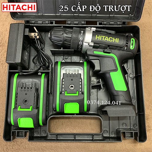 [TẶNG MŨI KHOAN, MŨI BẮT VÍT ] MÁY KHOAN BẮT VÍT HITACHI 28v - MÁY KHOAN DÙNG PIN HITACHI 28V