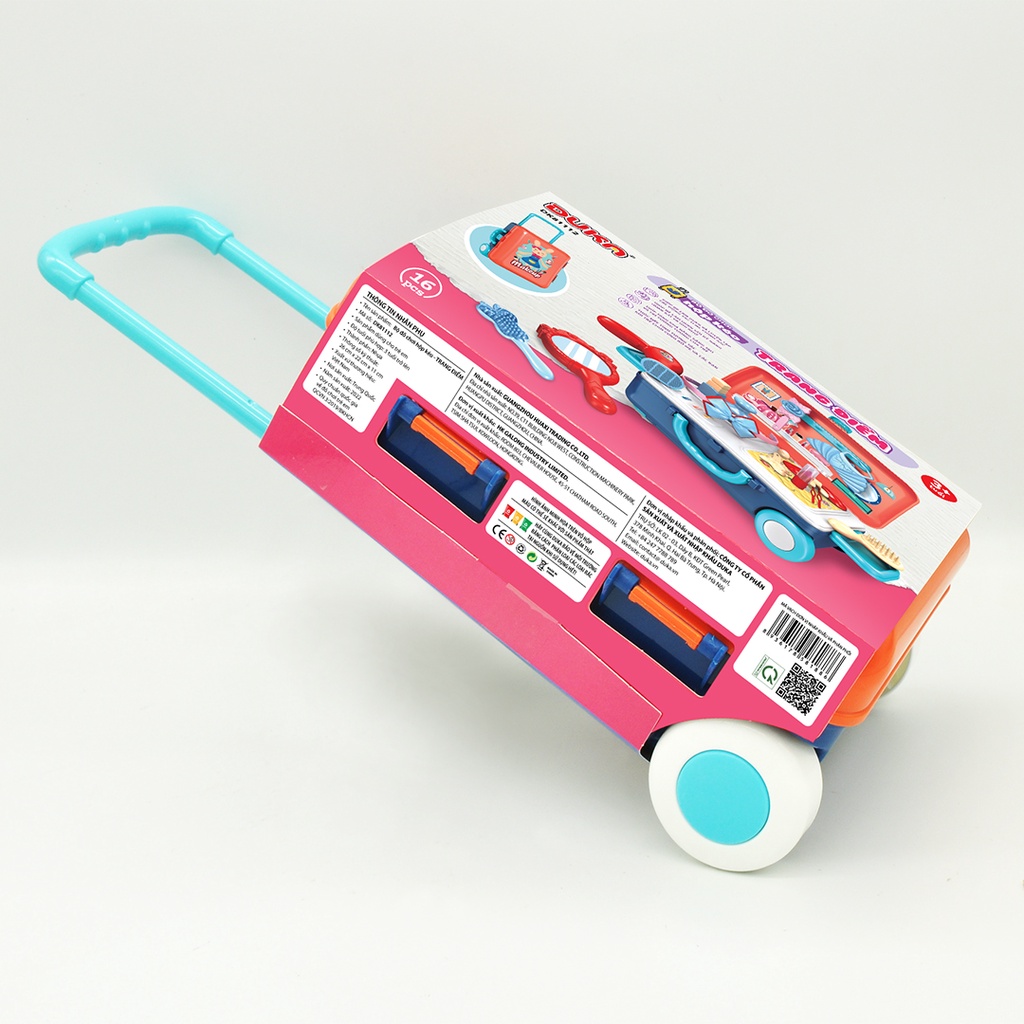 Bộ Đồ Chơi Hộp Kéo - Trang Điểm (16 Chi Tiết), DK 81112 DUKA