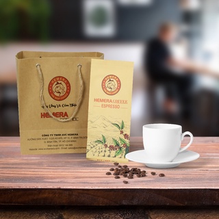 Cà phê Espresso Hemera rang xay gói 250gr (Rang xay/máy) Thơm ngon chuẩn vị
