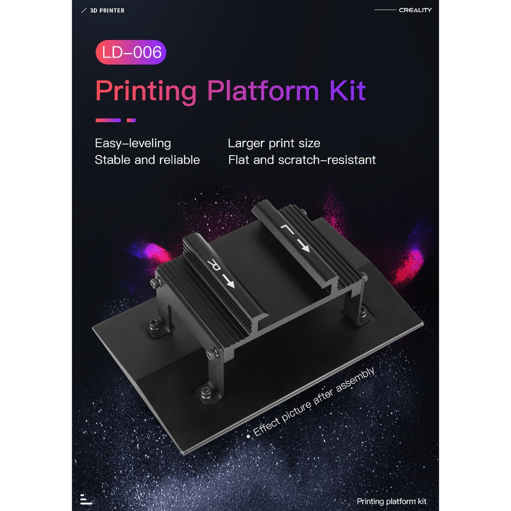 [Mã 155ELSALE giảm 7% đơn 300K] Bộ bàn in của máy in 3d Resin LD-006 Printing Platform Kit