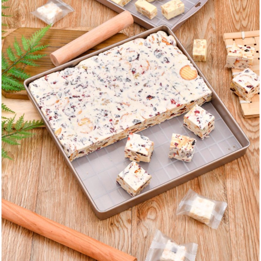 Khay Vuông Lớn - Khuôn Bông Lan - Khay Nướng Chống dính dày dặn GBBM013