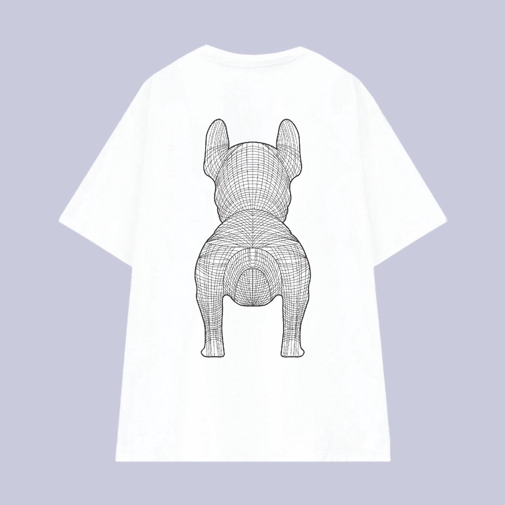 Áo thun unisex nam nữ form rộng tay lỡ in hình cá tính FPLUS FP164