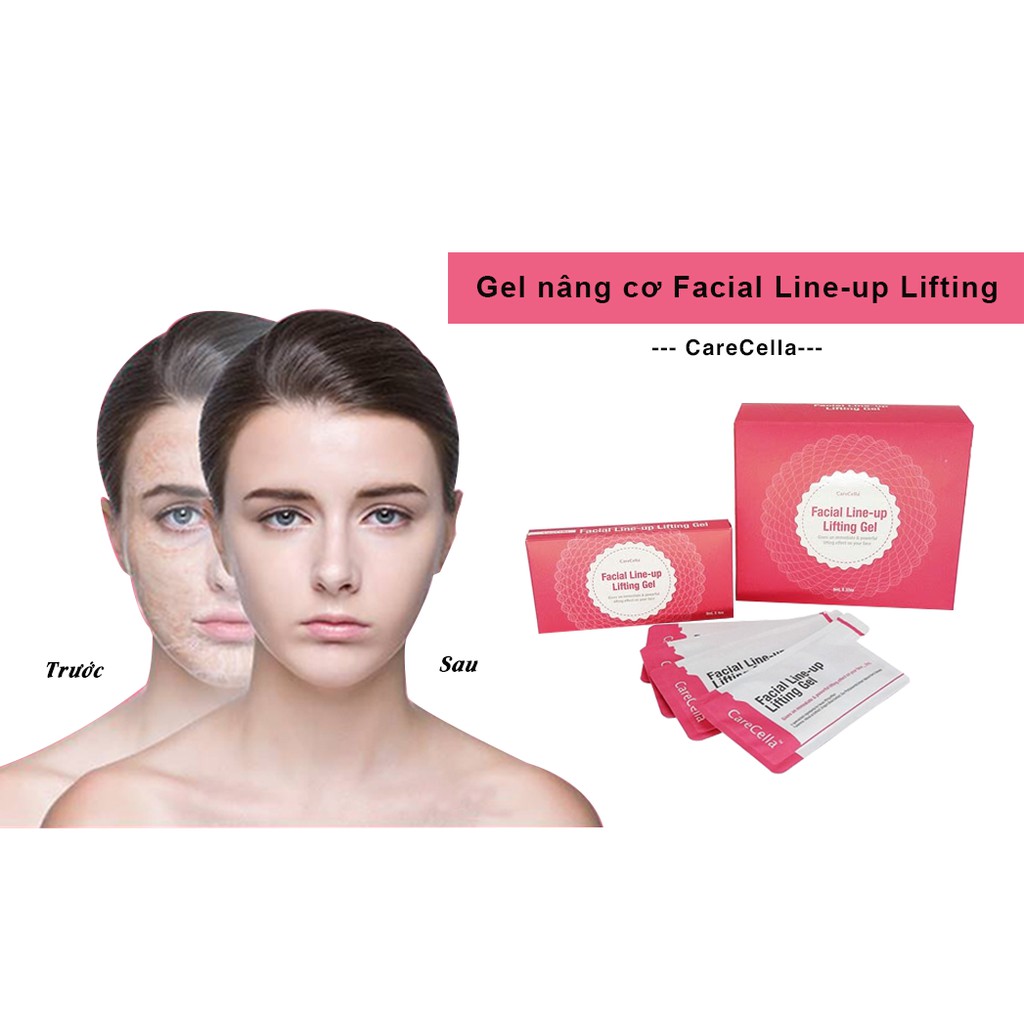 GEL MẶT NẠ NÂNG CƠ, XOÁ NHĂN MỜ NÁM CỦA HÃNG CARECELLA Facial line up lifting gel