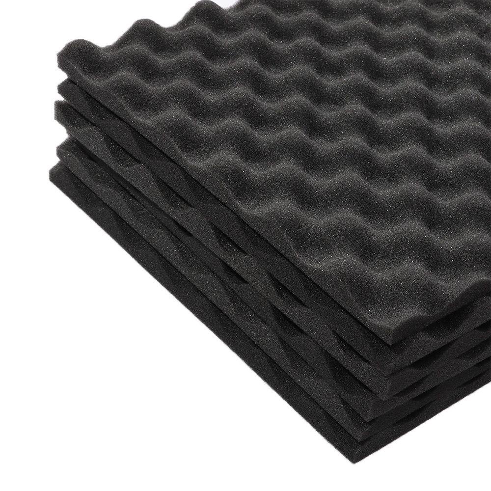 KUNHEV Bộ 6 Miếng Đệm Xốp Cách Âm Cách Âm / Cải Thiện Tình Trạng Tiếng Ồn