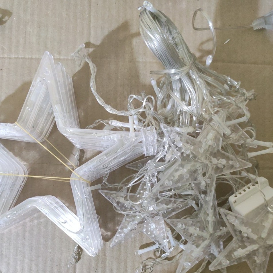 Dây led nháy trang trí hình ông sao đủ màu trang trí nhà cửa - Hàng tốt