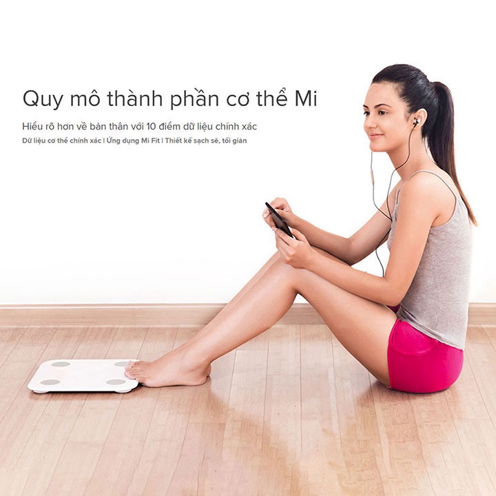 Cân điện tử thông minh Xiaomi Mi Body Fat Scale 2