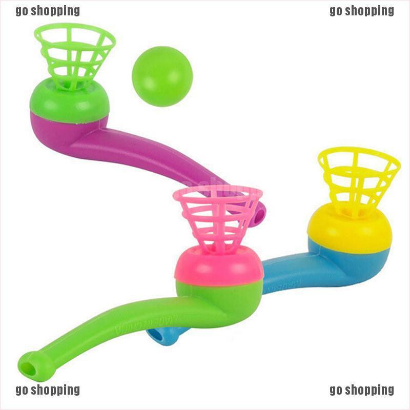 [Mã TOYDEC hoàn 20K xu đơn 50K] {go shopping}3Pcs magic floating ball game kids gift toys blow pipe balls for party game