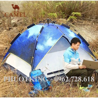 Lều du lịch tự bung CAMEL chính hãng ( 2 lớp - 4 người)