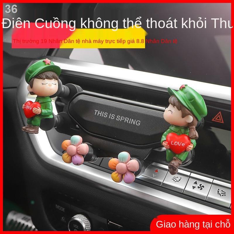 NGiá đỡ điện thoại di động trên ô tô Dễ thương sáng tạo Điều hướng tác đa chức năng cho nữ Cửa hàng khí xe hơi Gr