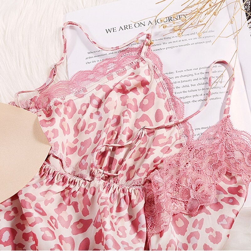 Đầm Ngủ Mặc Nhà AMAKA Lụa Satin Cao Cấp AMKF19