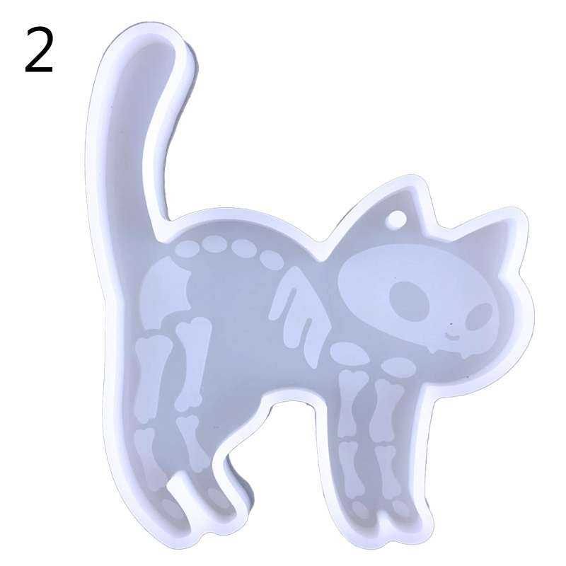 1 / 5 Khuôn Silicone Làm Móc Khóa Hình Mèo Con