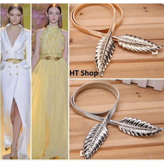 Belt lá - dây lưng đai váy hình lá