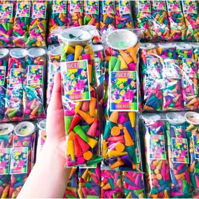 100 Nhang Trầm Nụ Thái Lan tặng Chén