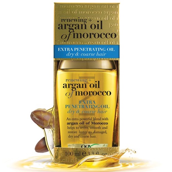 Dầu dưỡng cho tóc rễ tre OGX Argan Oil of Morocco penetrating hair oil treatment 100ml