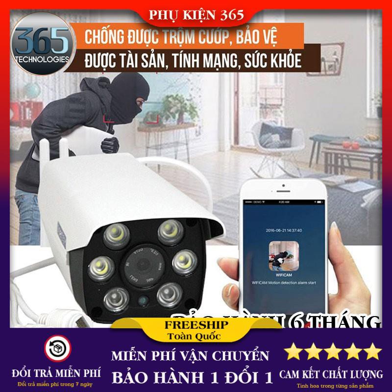 [BH 12 THÁNG ] Camera Giám Sát Ngoài Trời Yoosee - 6 Led Full HD (2.0Mpx) - Hồng Ngoại Quay Đêm | BigBuy360 - bigbuy360.vn